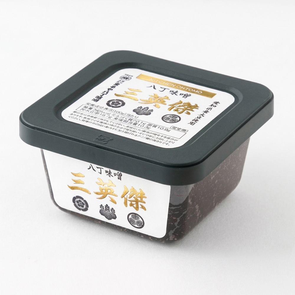 発売記念14％オフ 愛知県産大豆使用 無添加八丁味噌 三英傑 300ｇレシピ付